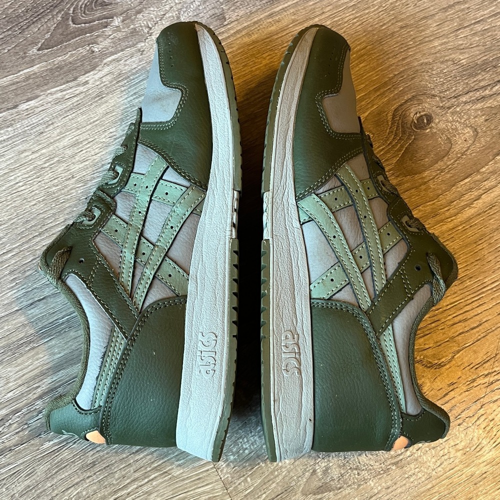Asics SportStyle Lyte Classic Runners Green‎ Gray Womens 8.5 Mens 7.5 EU 40.5